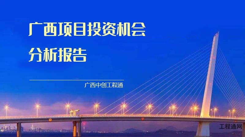 廣西項目投資機會分析公司-投資機會分析報告編制費用