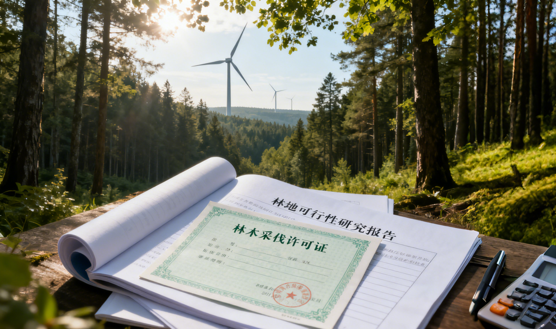 臨時用地林地可行性研究報告及林地許可、林木采伐許可證(如有)